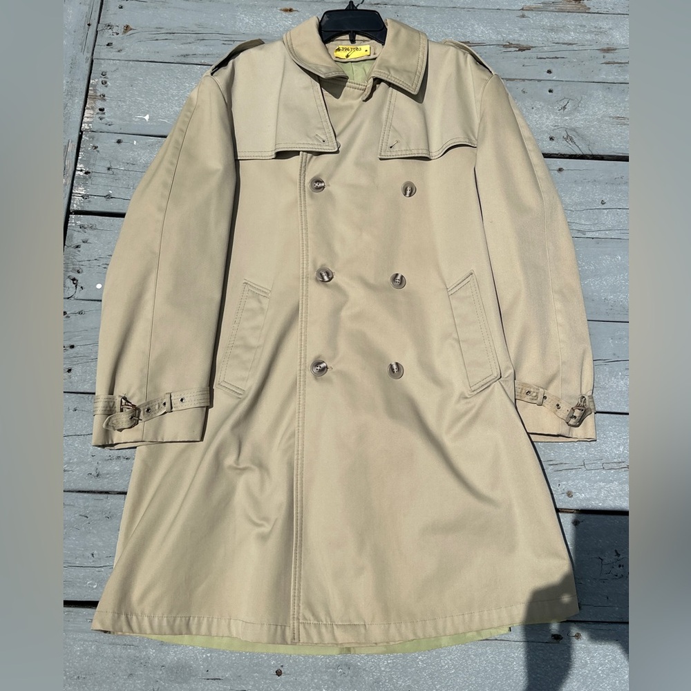 Vintage Sears Trench Coat Sz R40